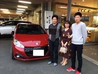 ご納車させていただきました。