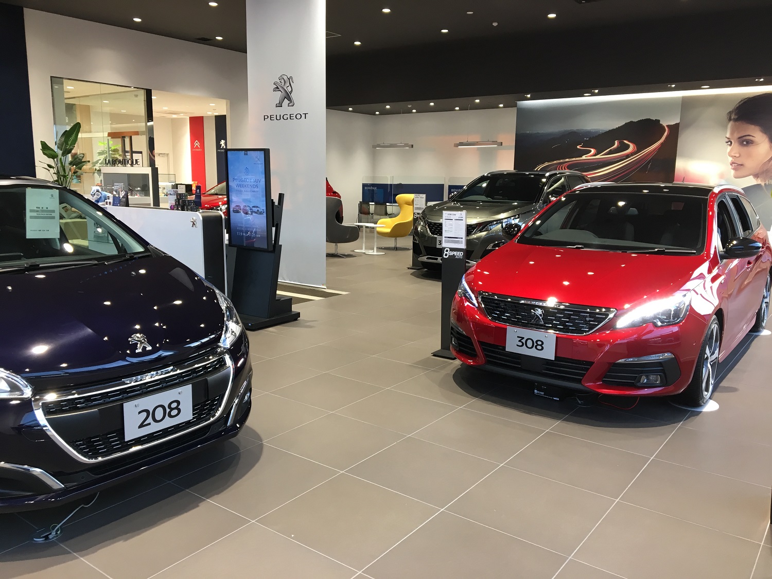 プジョー福岡にやってきました、堤と申します！