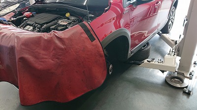 フロント廻りより異音