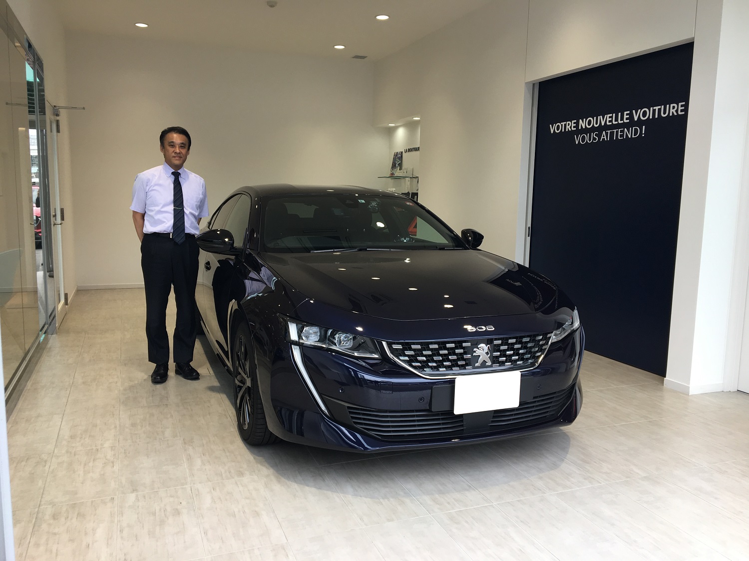 New 508 GT Line ダークブルーご納車です！