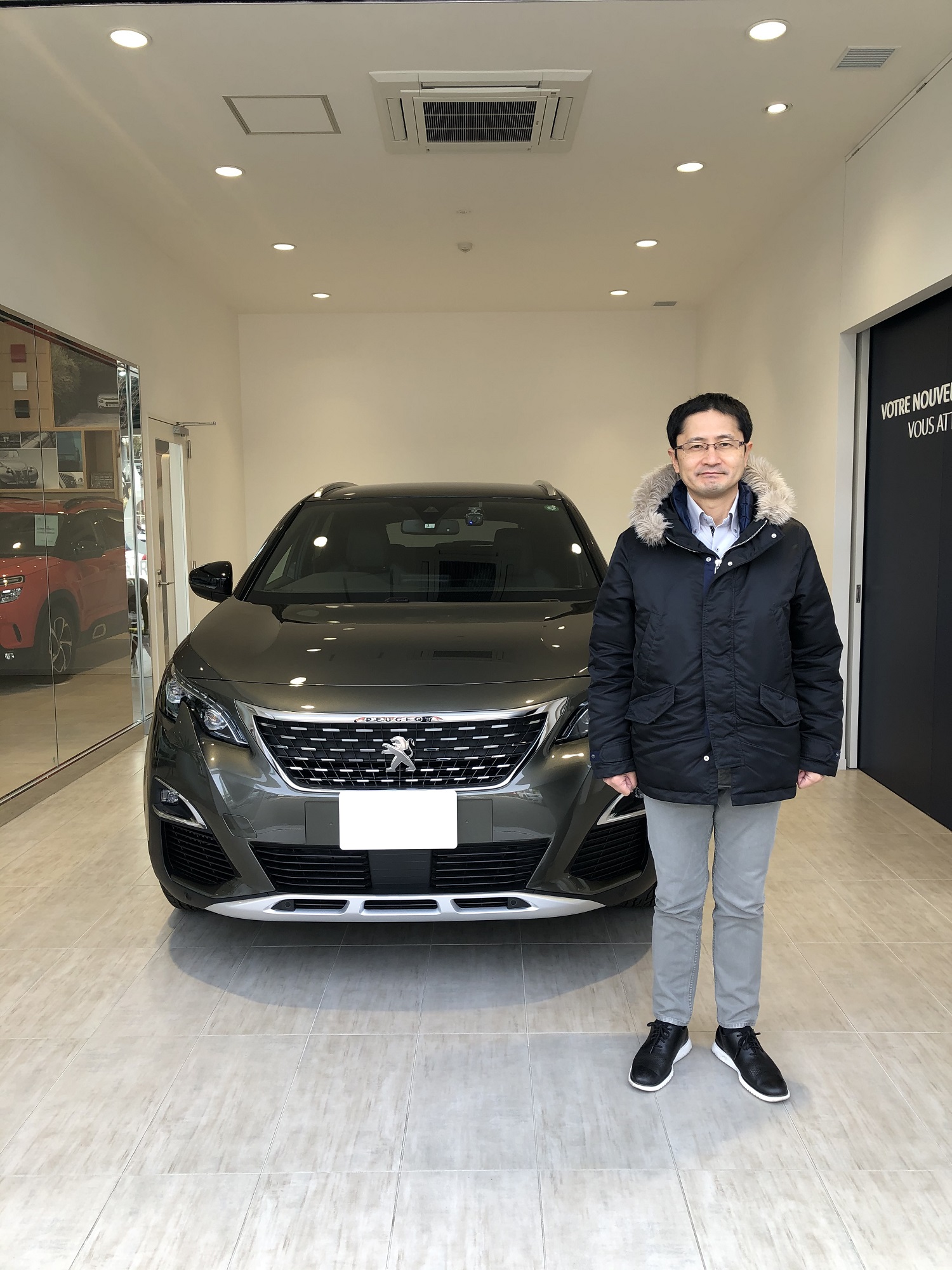3008 GT Line BlueHDi アマゾナイトグレーご納車です！！
