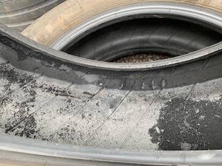 タイヤがパンクしました