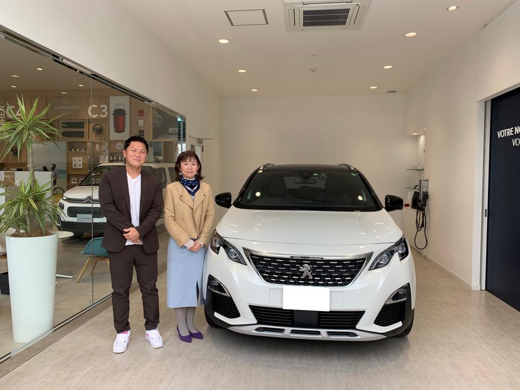 New 3008 GT Line BlueHDi納車式