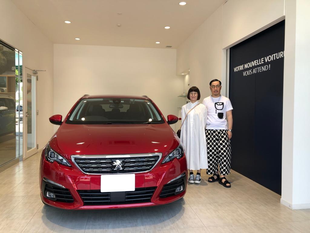 PEUGEOT　308　納車式。