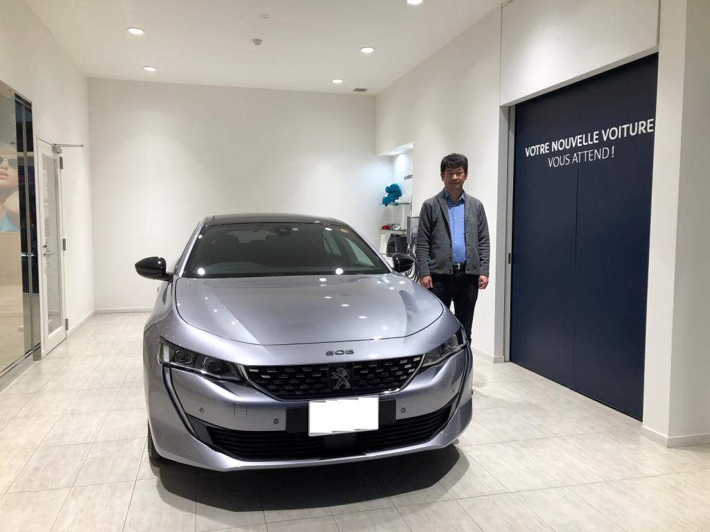PEUGEOT　508　納車式。