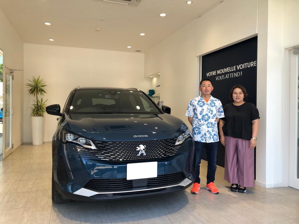 PEUGEOT　3008　納車式。