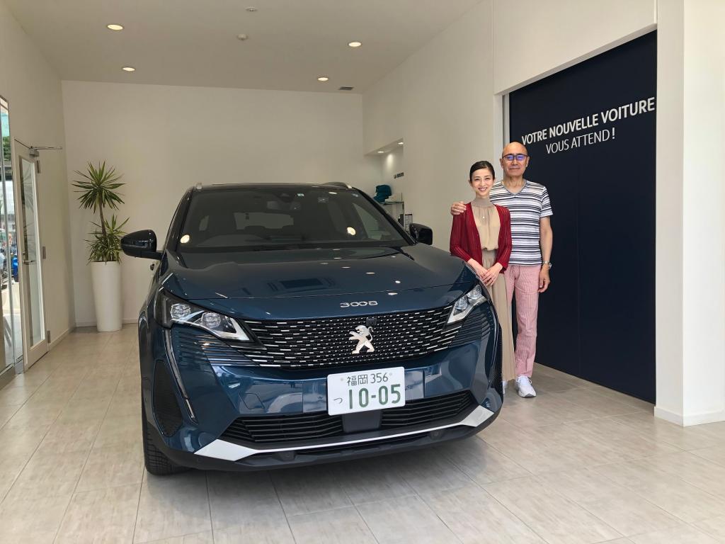 PEUGEOT　3008　納車式。