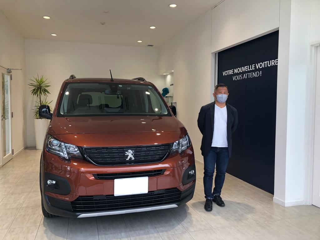 PEUGEOT RIFTER 納車式