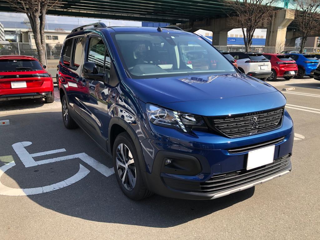 PEUGEOT RIFTER LONG　エクステリア。