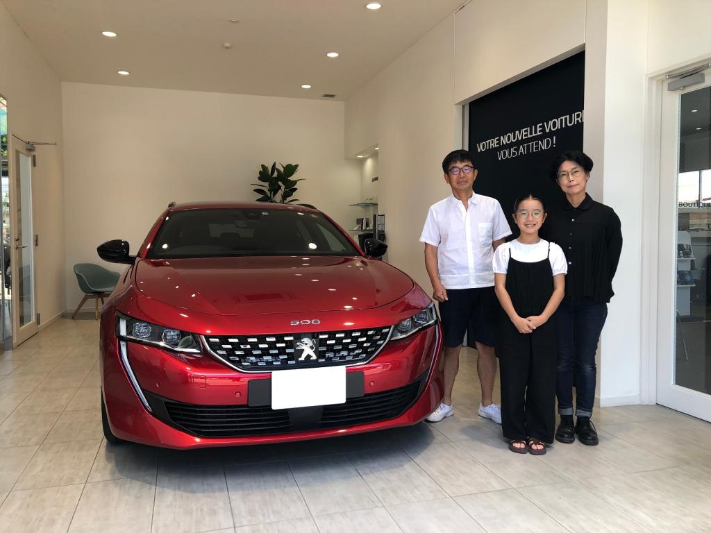 PEUGEOT　508SW　納車式。