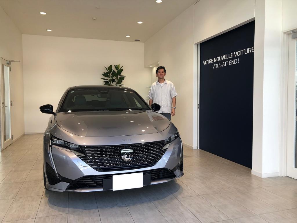 PEUGEOT　308　納車式。