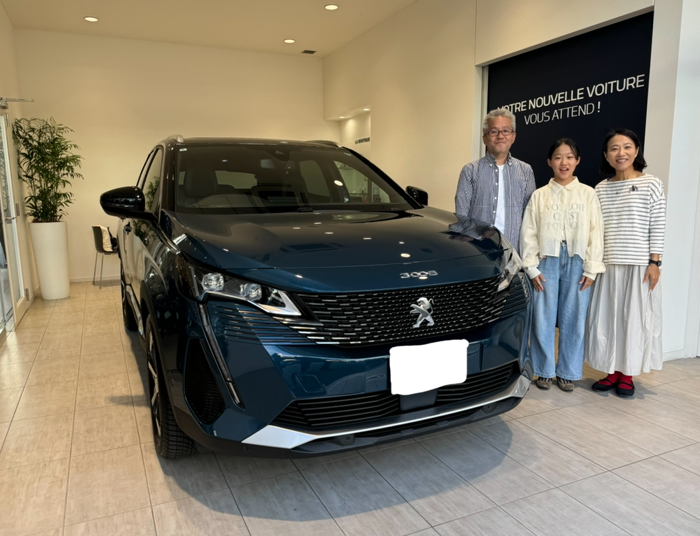 New 3008 GT FL PS/R　ご納車致しました