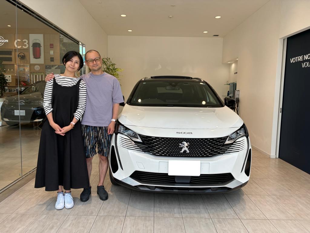 5008　納車式🚗